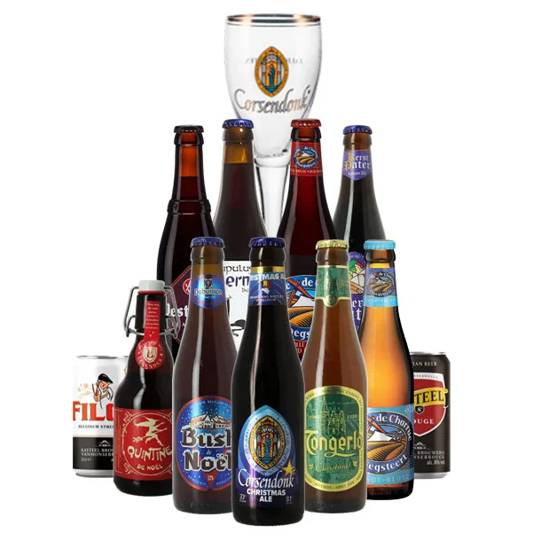 Assortiments de bieres: à offrir en coffret cadeau belge
